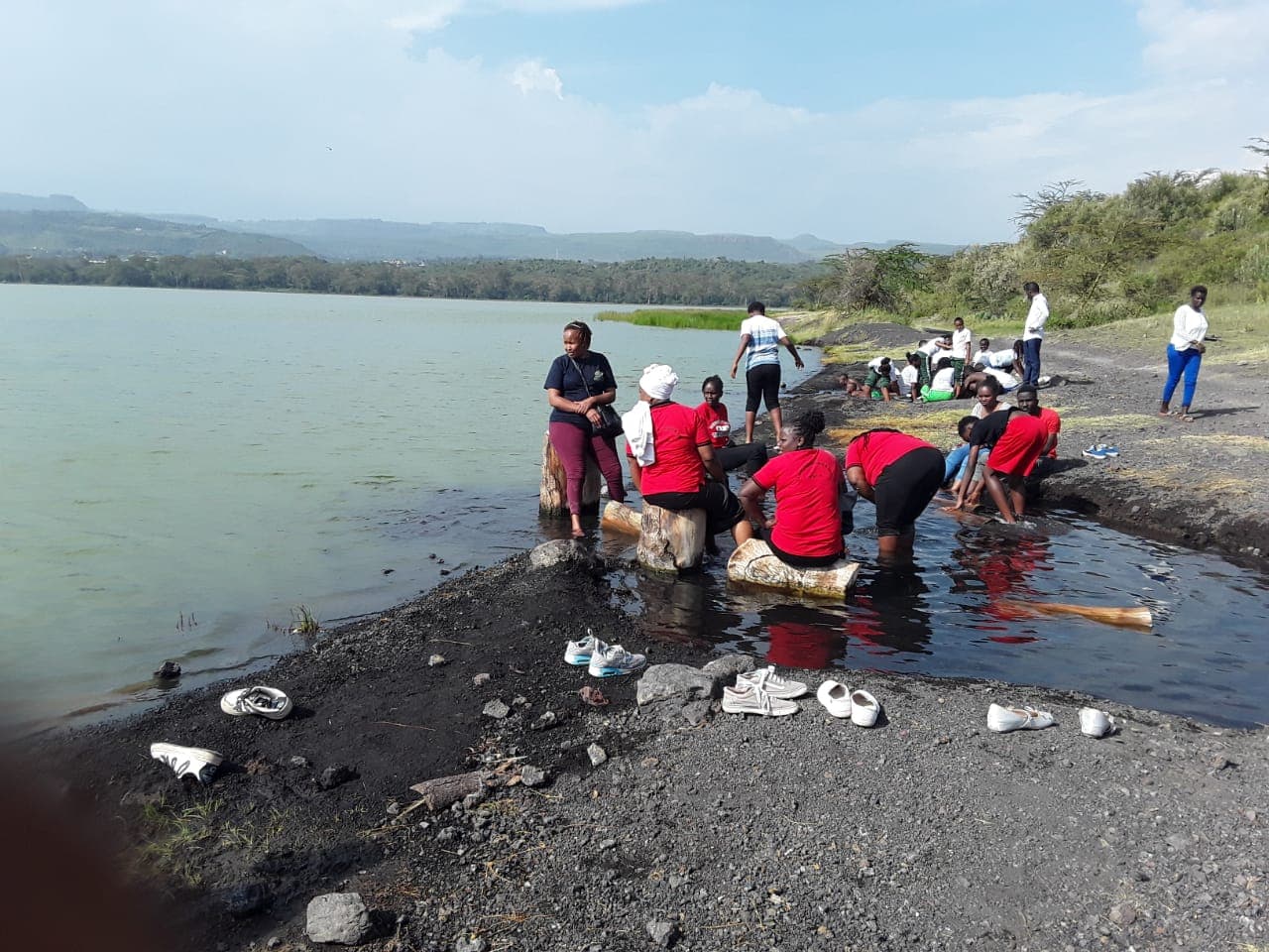 Learners on a school trip at St. Jacinta