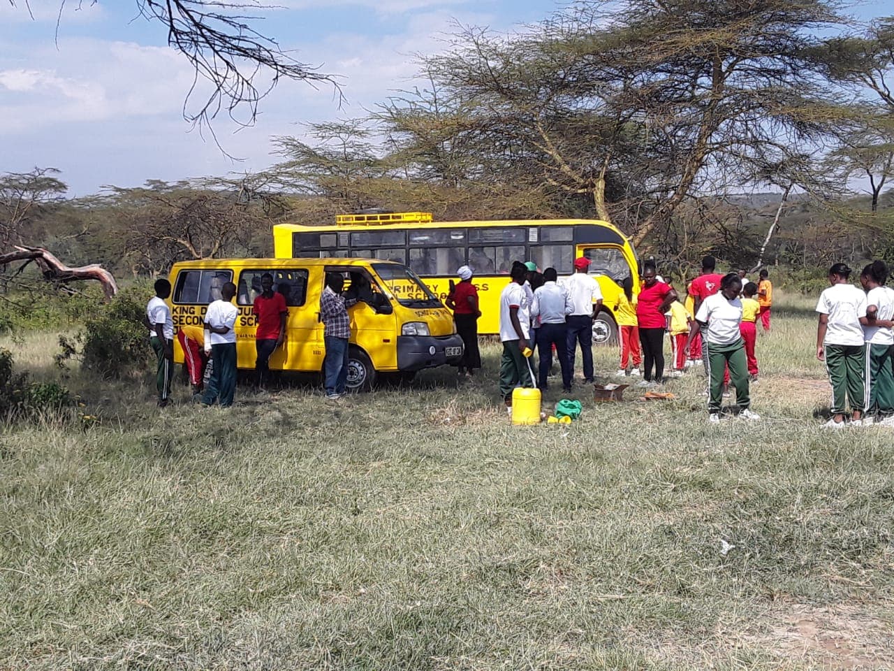Trip day moments with learners from St. Jacinta