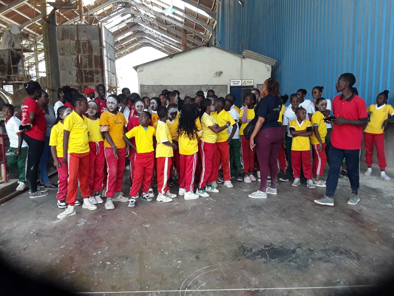 Outdoor school trip activity with St. Jacinta learners